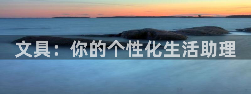 龙八国际股票：文具：你的个性化生活助理