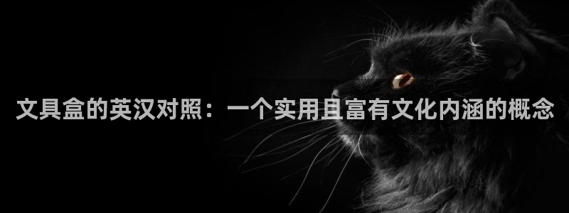 龙八国际娱乐官方网址：文具盒的英汉对照：