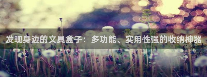 龙八国际服官方：发现身边的文具盒子：多功